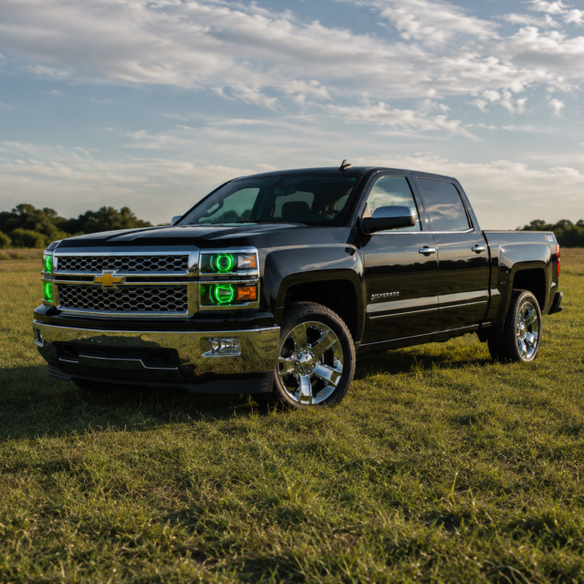 Lighting Trendz 2014-2015 Chevrolet Silverado (Projector) Halo LED Kit - Custom main image
